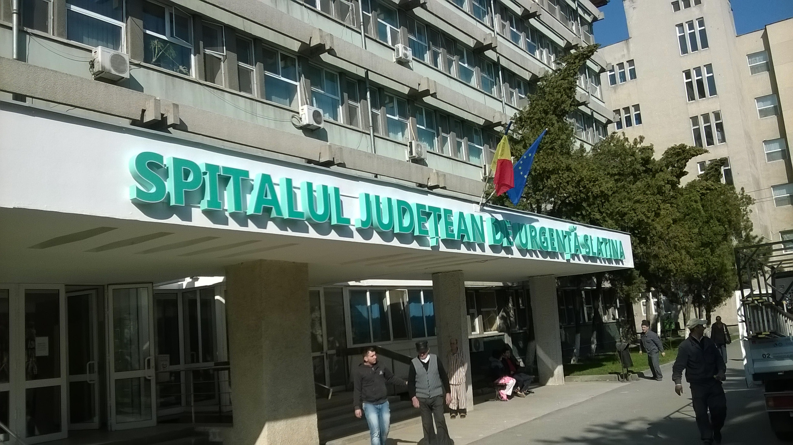 Litere volumetrice luminoase Spitalul Judetean de Urgenta Slatina